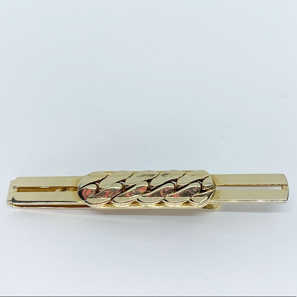 Vintage Swank chain tie bar - Picture 1 of 4